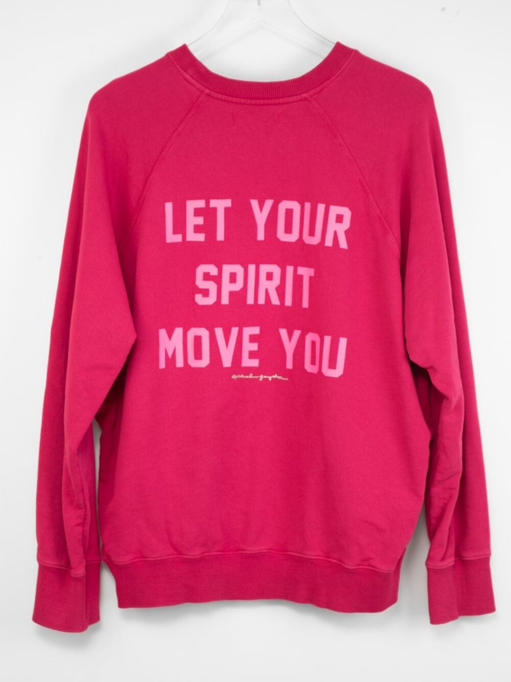 Peloton x Spiritual Gangster Crewneck Sweatshirt Let Your Spirit Move You XL